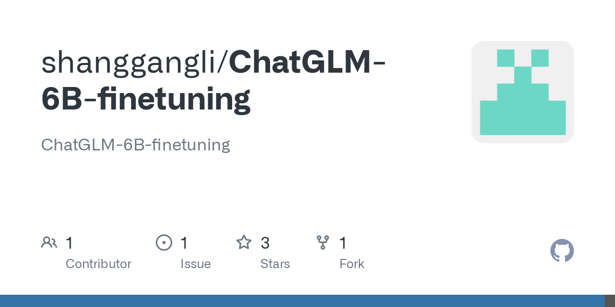 ChatGLM 6B finetuning
