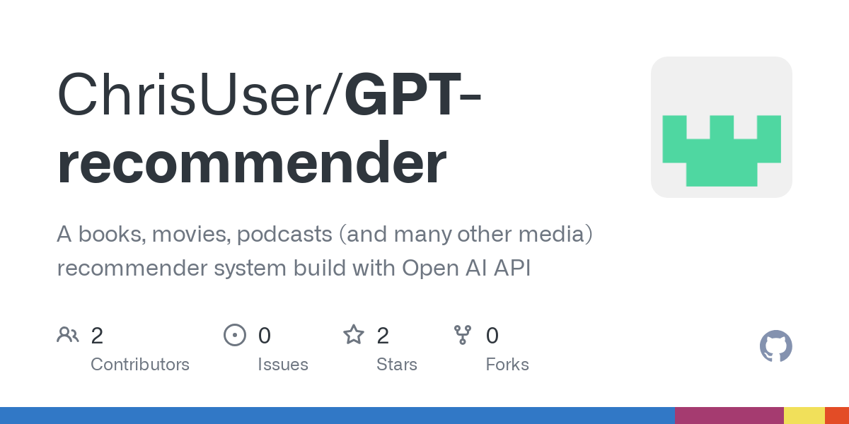GPT recommender