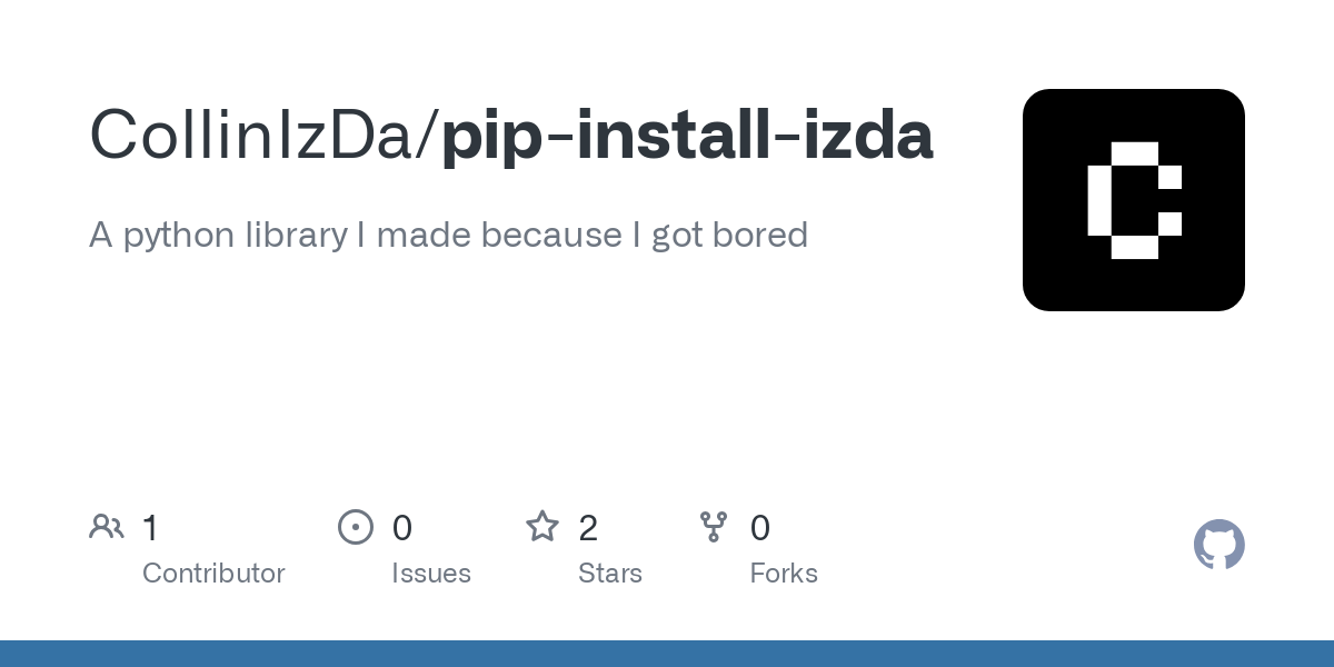 pip install izda