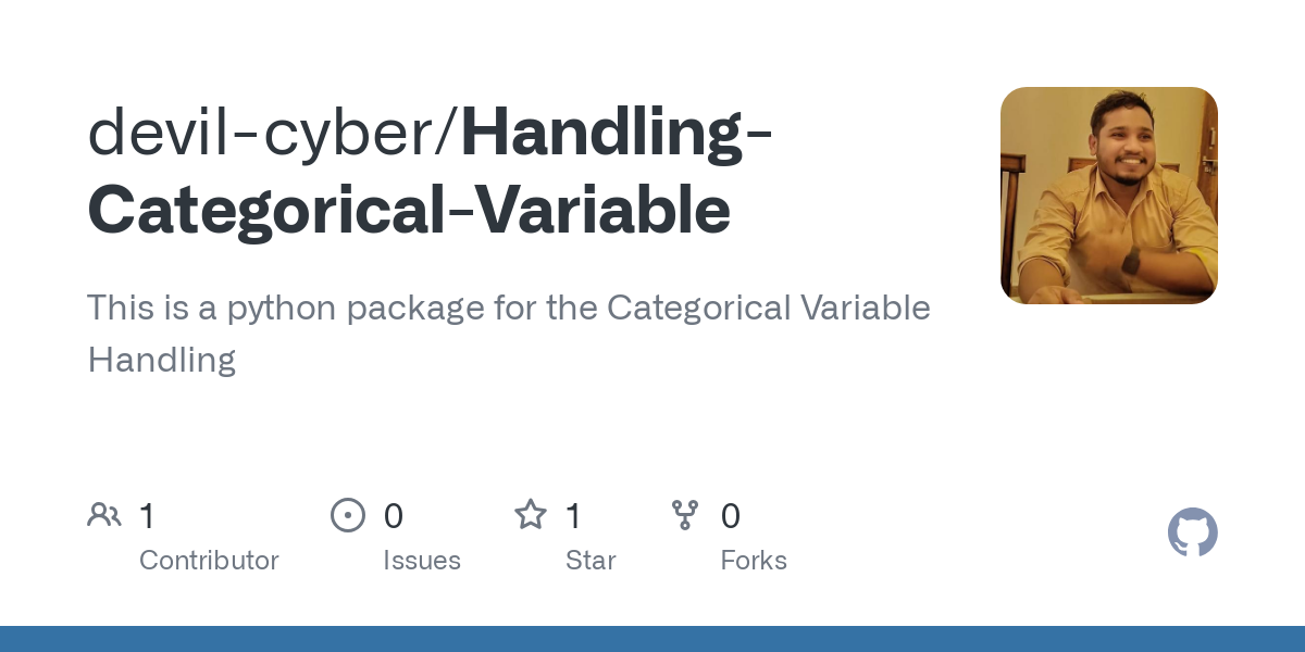 Handling Categorical Variable