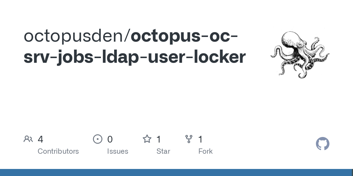 octopus oc srv jobs ldap user locker
