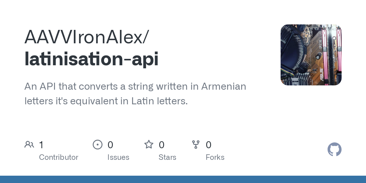 latinisation api