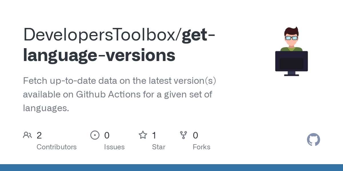 get language versions