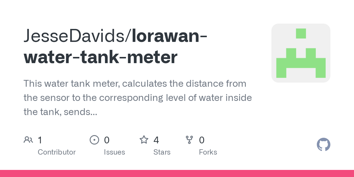 lorawan water tank meter