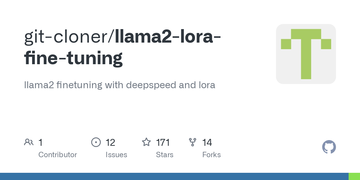 llama2 lora fine tuning