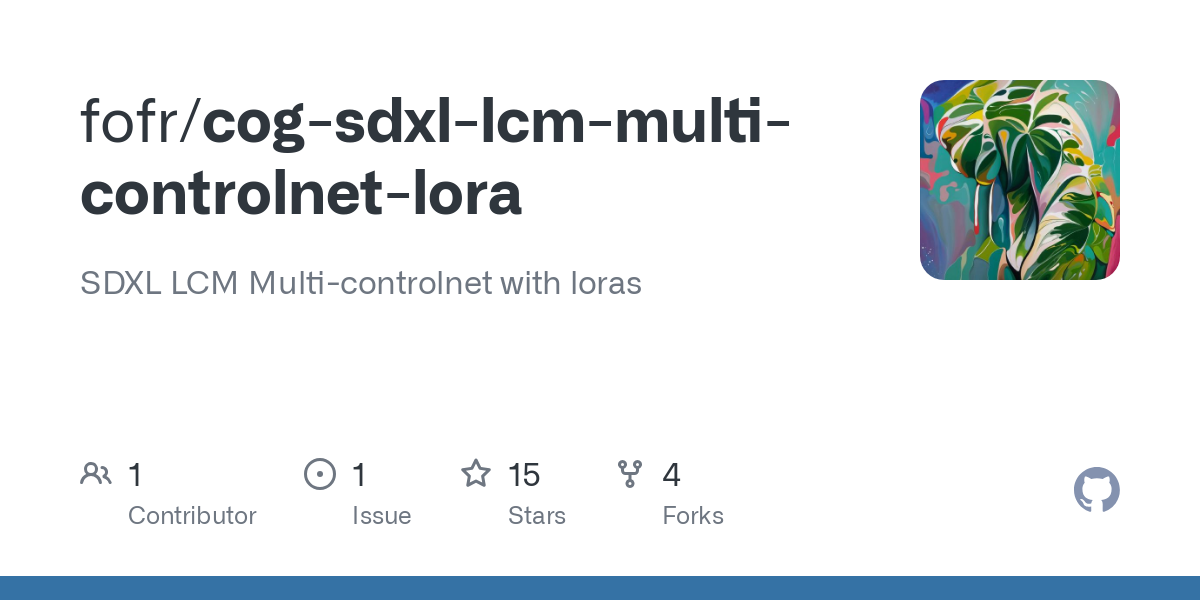 cog sdxl lcm multi controlnet lora