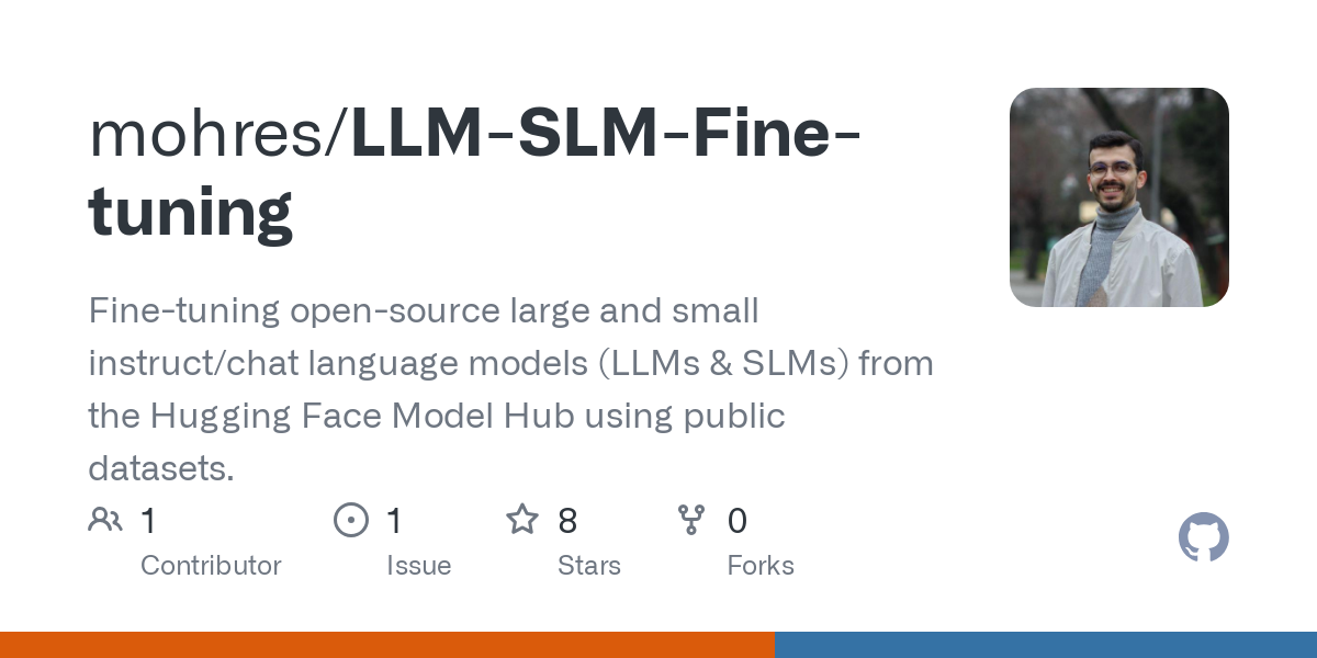 LLM SLM Fine tuning