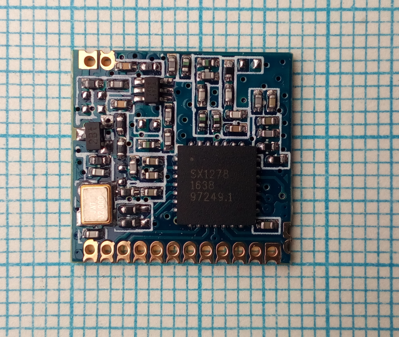 SX1278 Blue module top