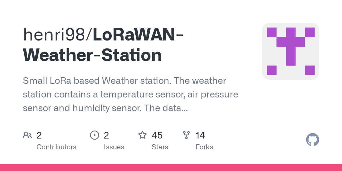 LoRaWAN Weather Station