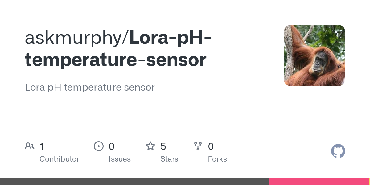 Lora pH temperature sensor