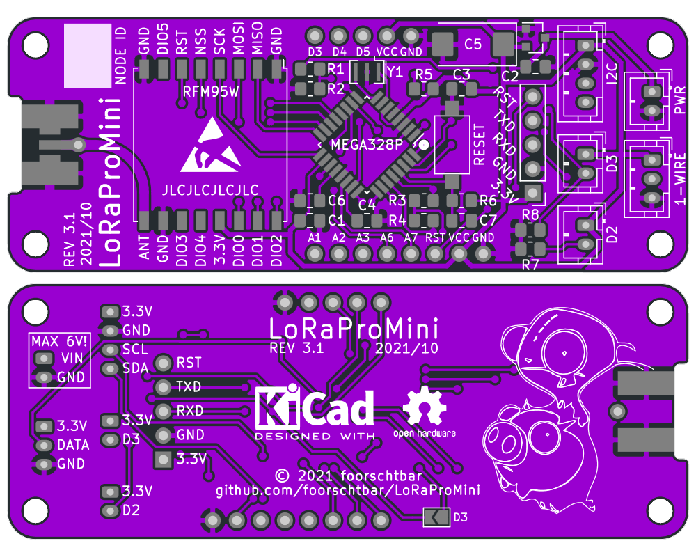 PCB Front and Back