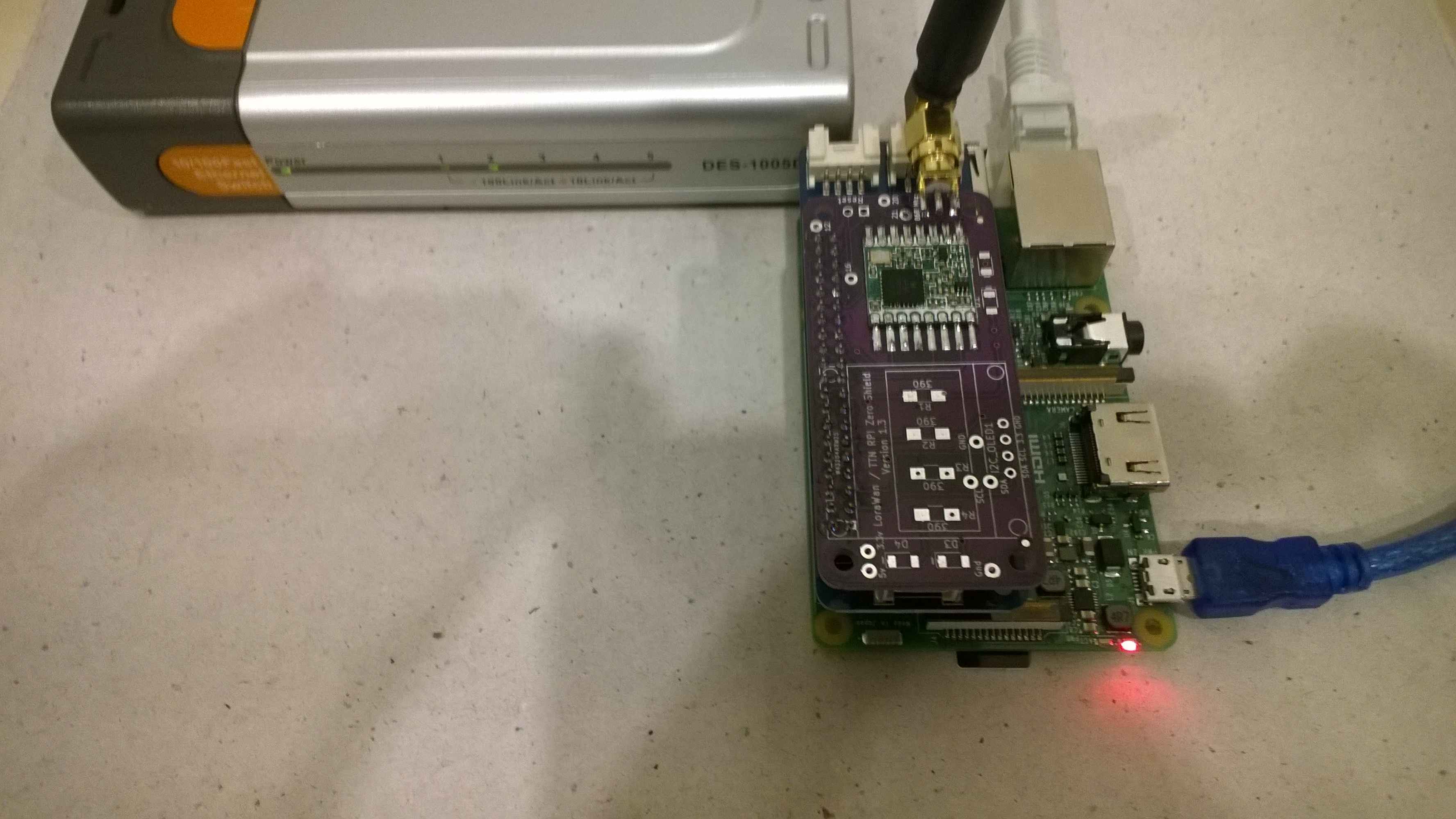Lora/LoraWan shield for Raspberry Pi Zero and PI3