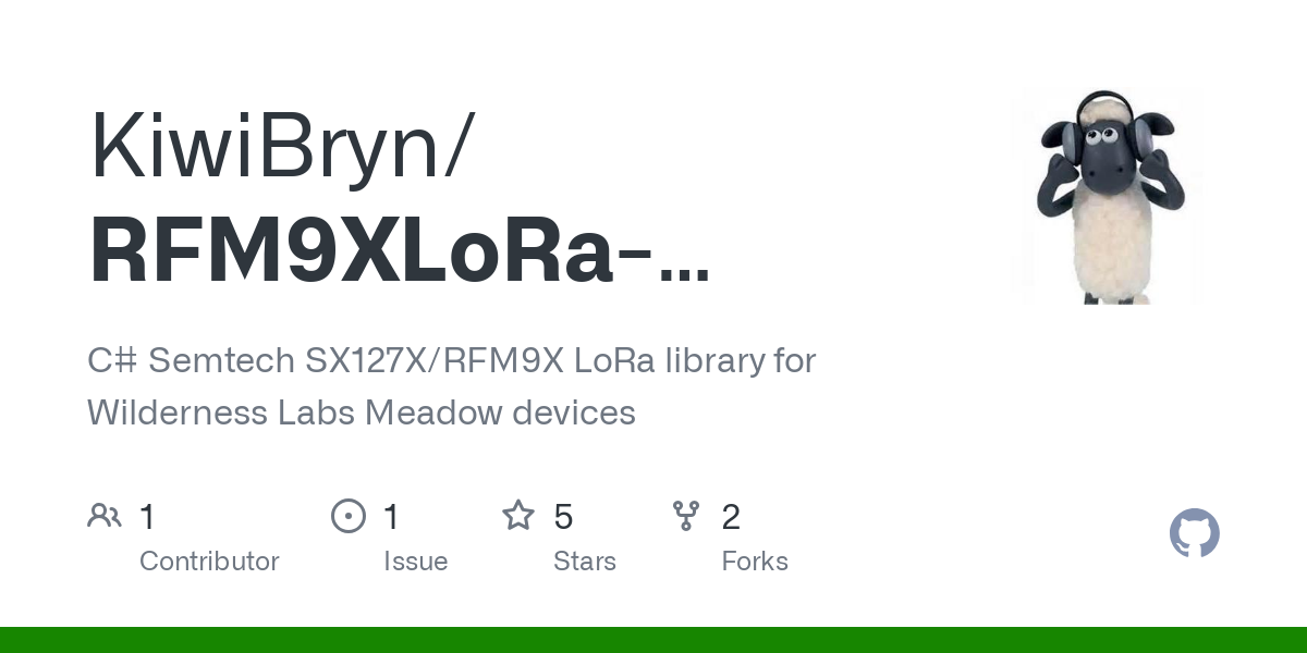 RFM9XLoRa Meadow