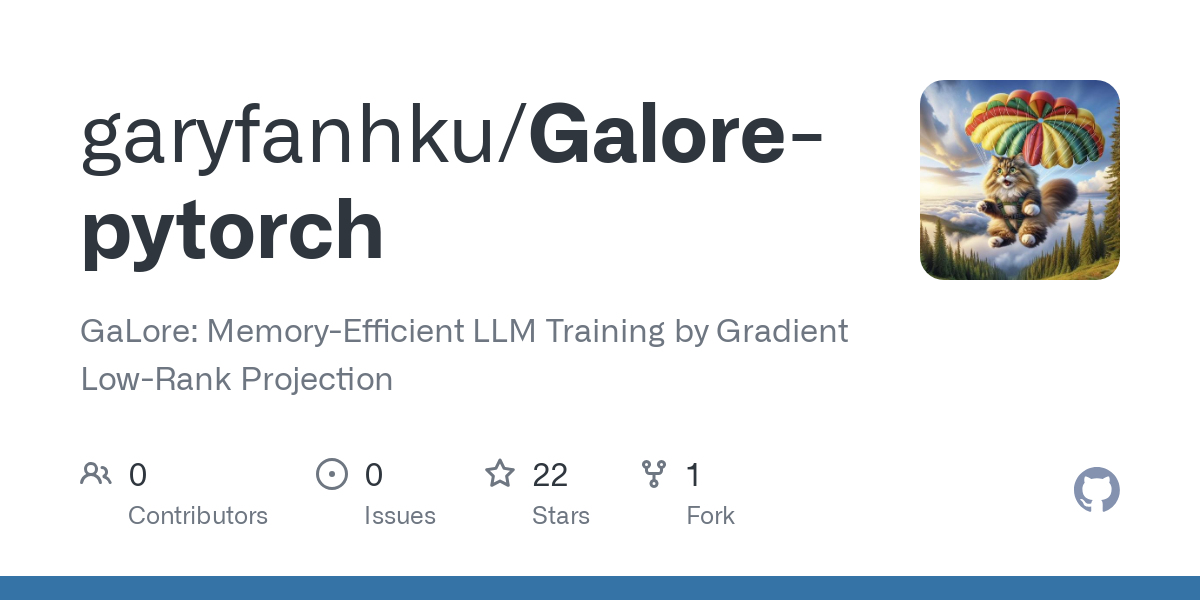 Galore pytorch