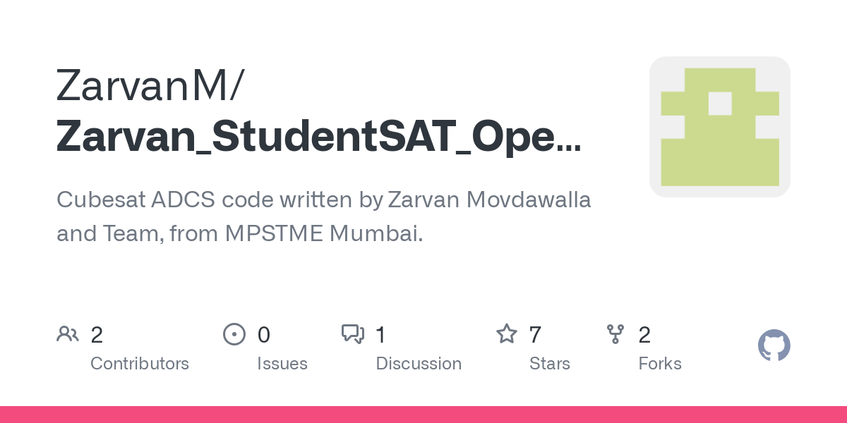 Zarvan_StudentSAT_Open_Source_Cubesat