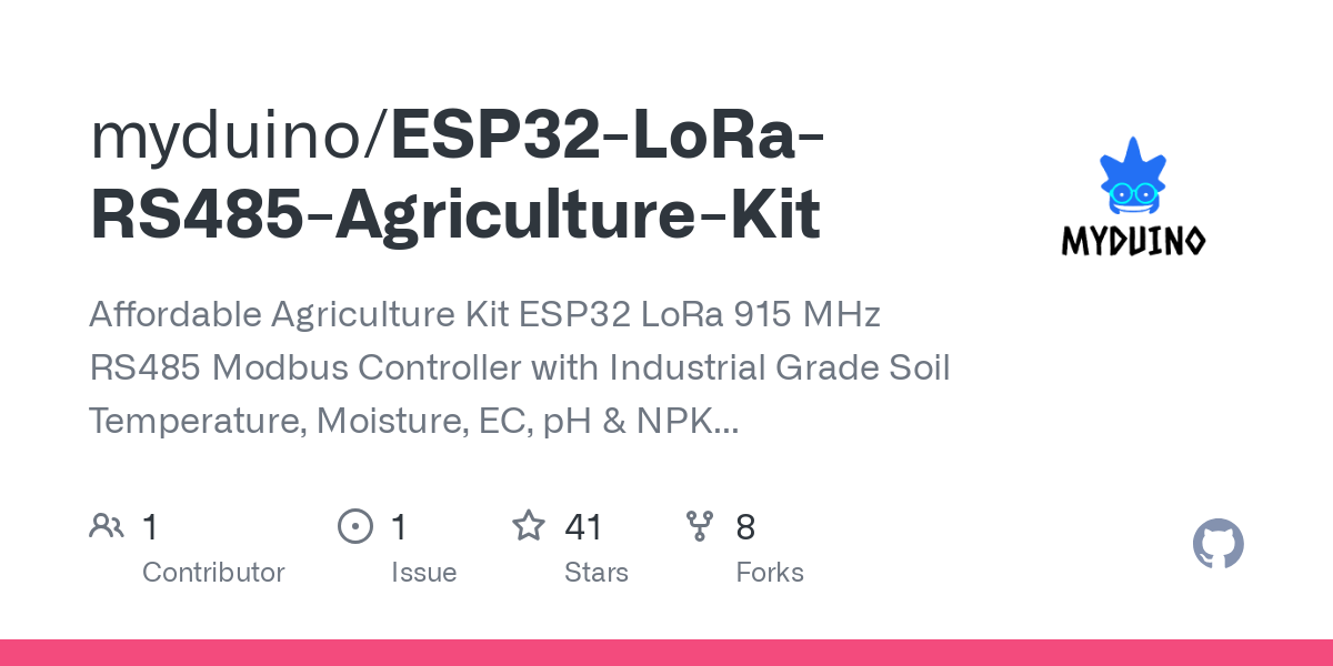 ESP32 LoRa RS485 Agriculture Kit