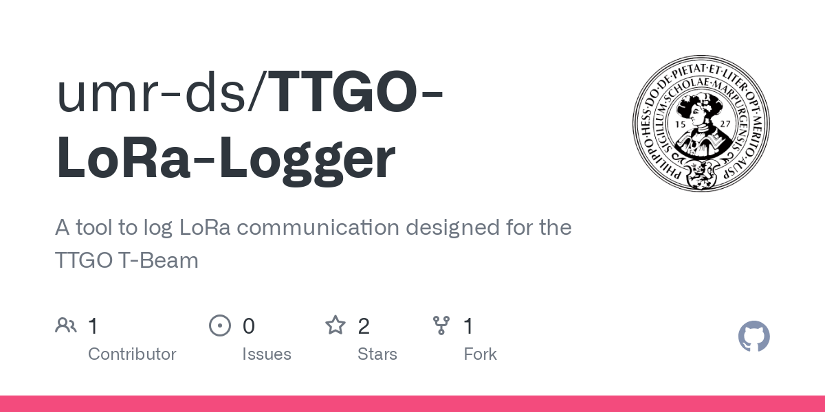 TTGO LoRa Logger