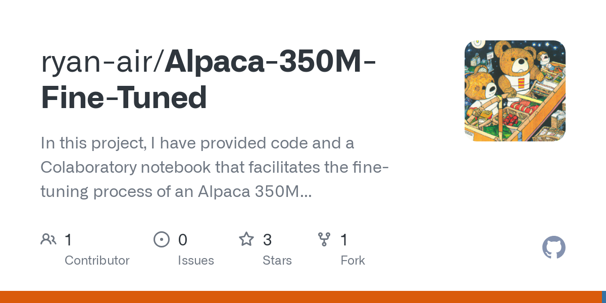 Alpaca 350M Fine Tuned