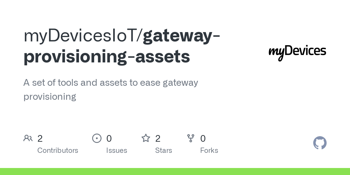 gateway provisioning assets