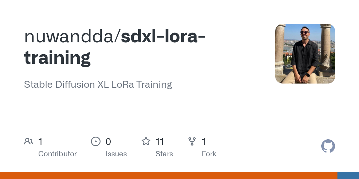 sdxl lora training