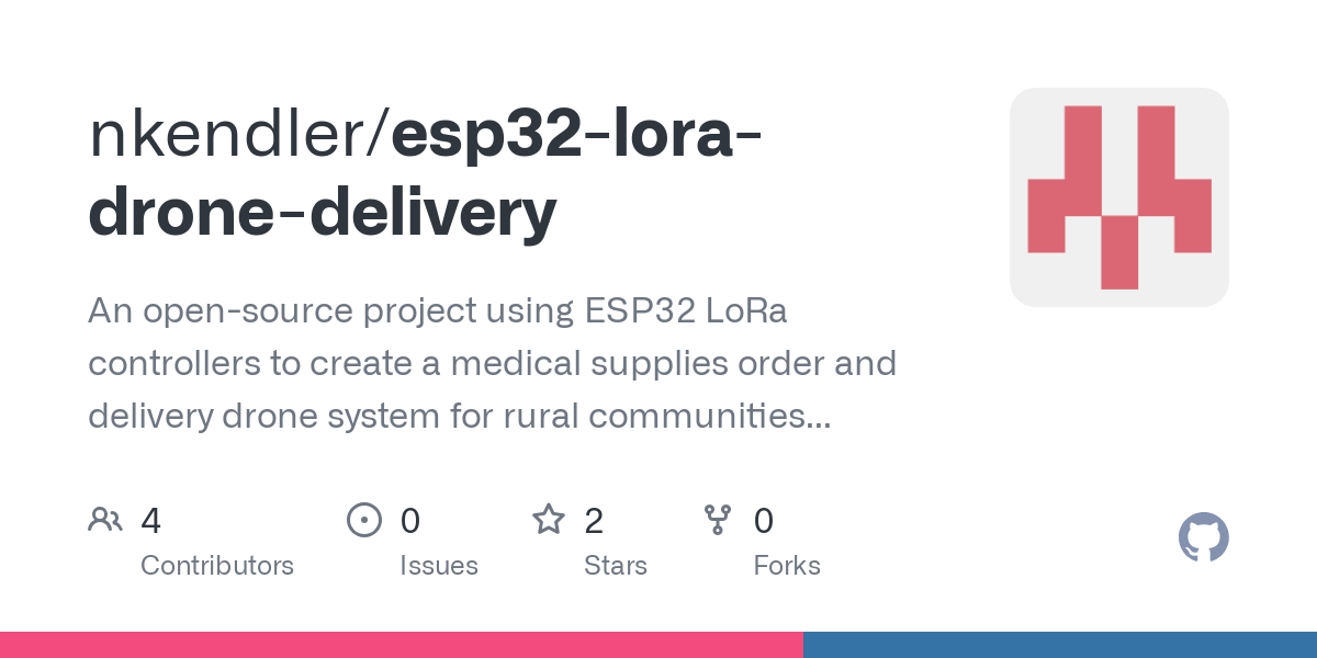 esp32 lora drone delivery