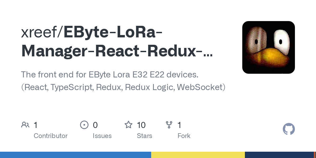 EByte LoRa Manager React Redux Web Front End
