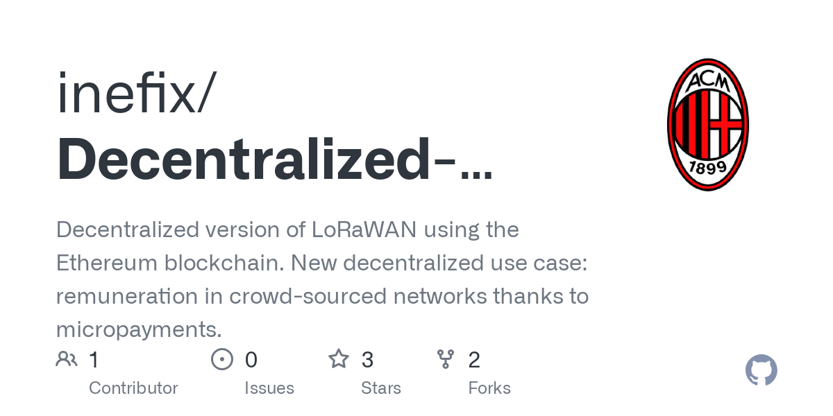 Decentralized LoRa