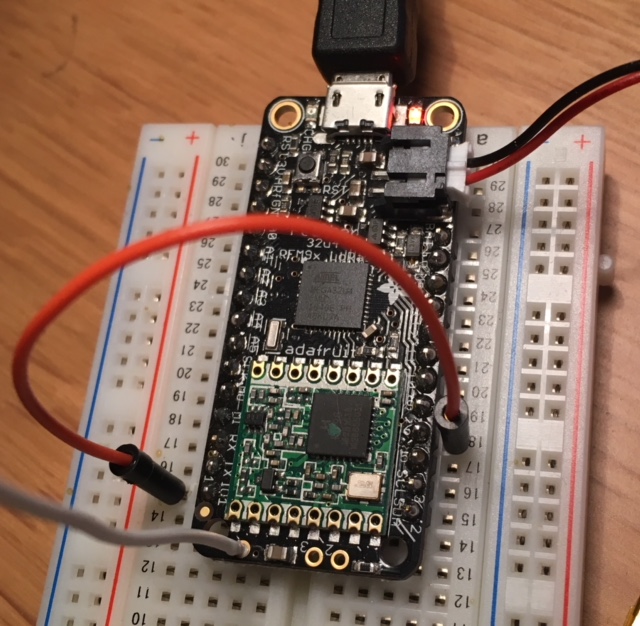 Wiring pin IO1 with pin 6