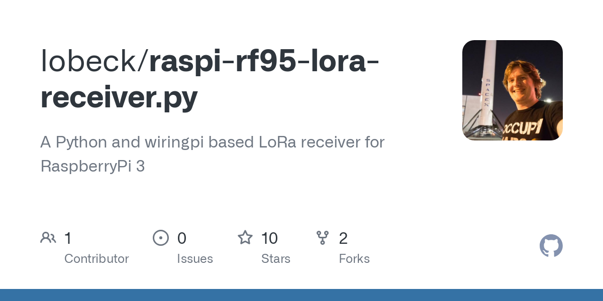 raspi rf95 lora receiver.py