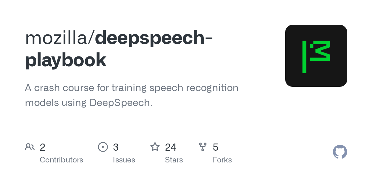 deepspeech playbook