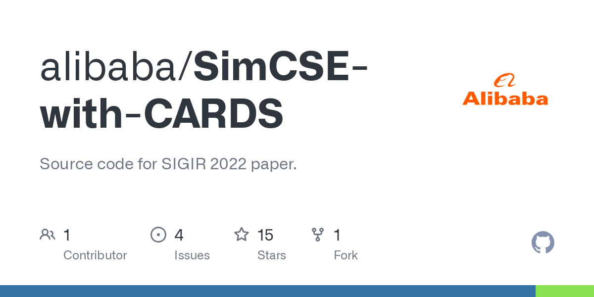 SimCSE with CARDS