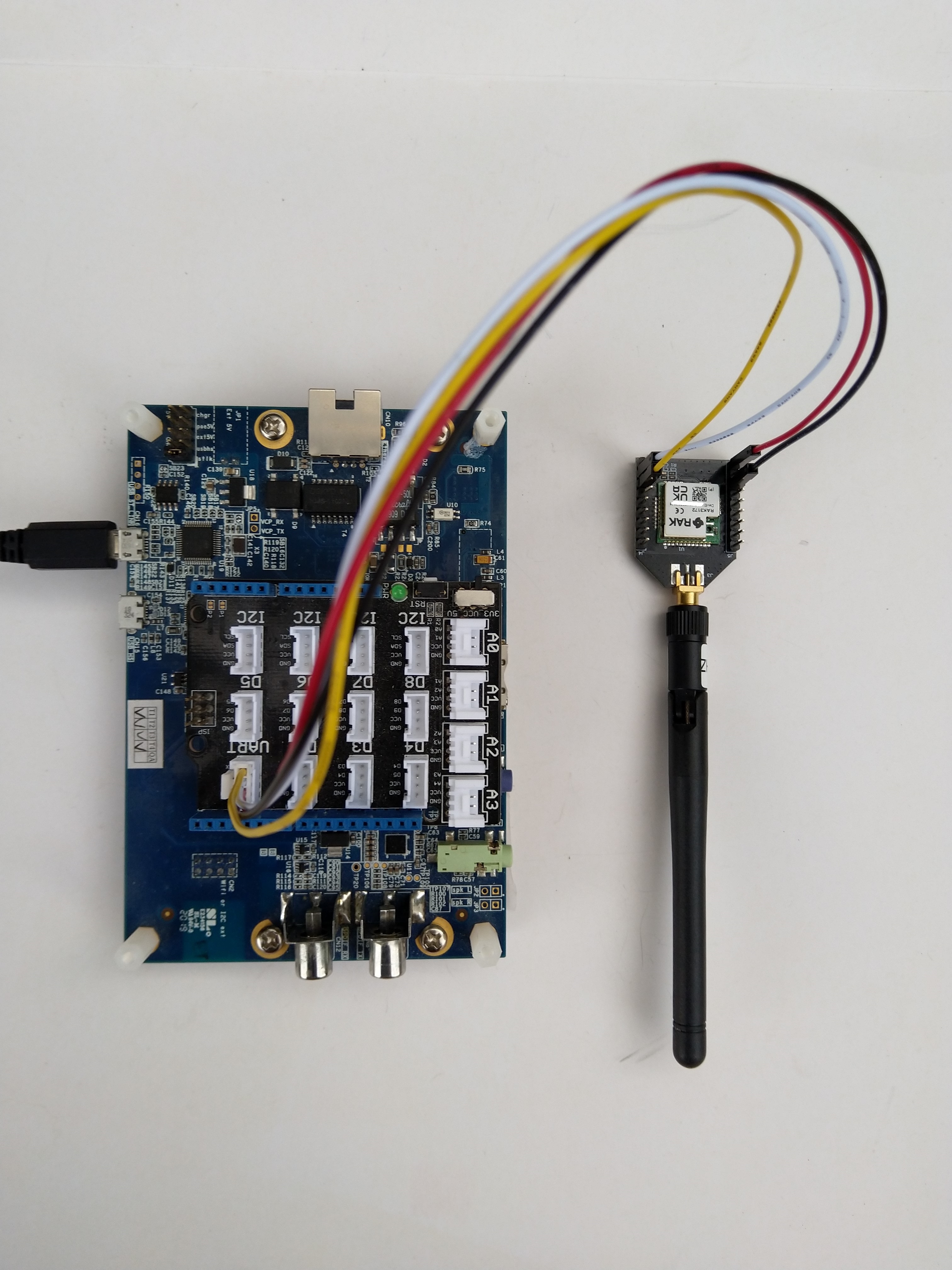 STM Discovery 769I + Grove Base Shield V2.0 for Arduino