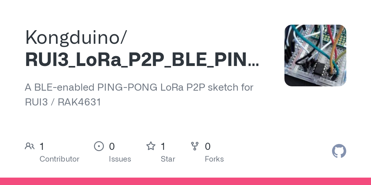 RUI3_LoRa_P2P_BLE_PING_PONG