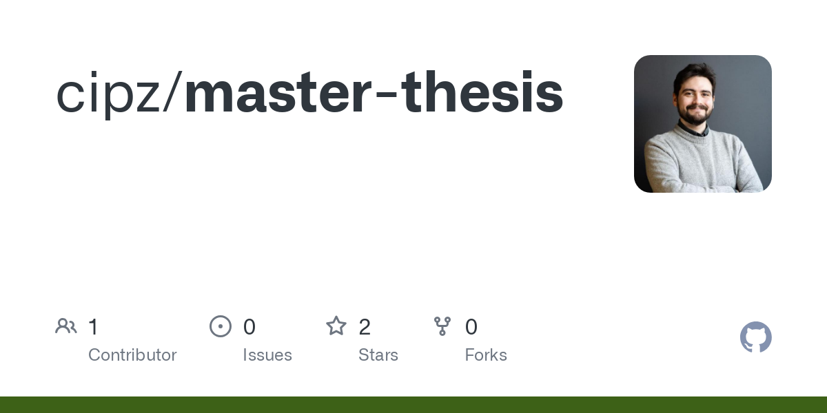 master thesis