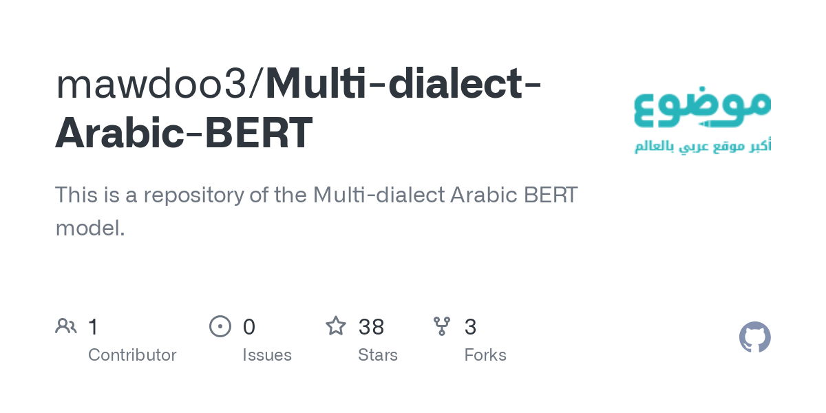 Multi dialect Arabic BERT