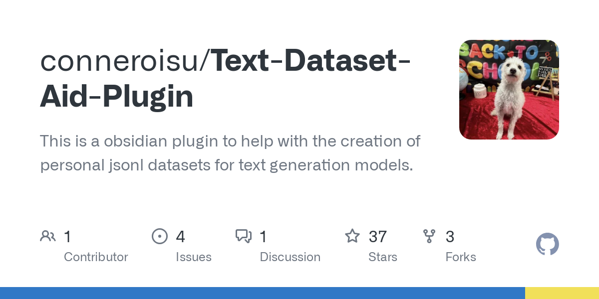 Text Dataset Aid Plugin