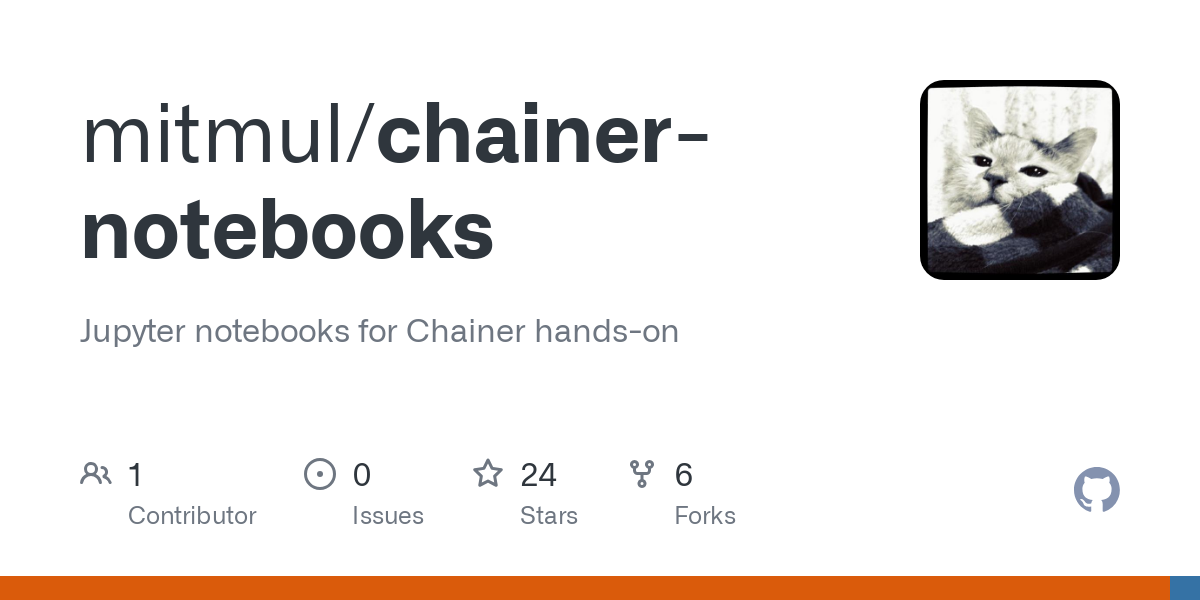 chainer notebooks