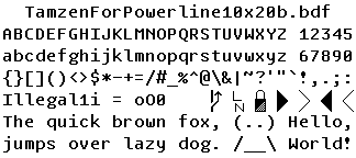 Tamzenforpowerline10x20b.bdf