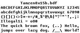 Tamzen8x15b.bdf