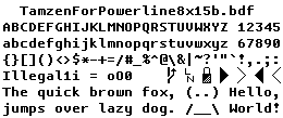 Tamzenforpowerline8x15b.bdf