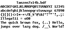 Tamzen7x14b.bdf