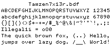 Tamzen7x13r.bdf