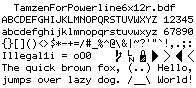 Tamzenforpowerline6x12r.bdf