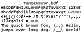 Tamzen5x9r.bdf