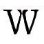 W