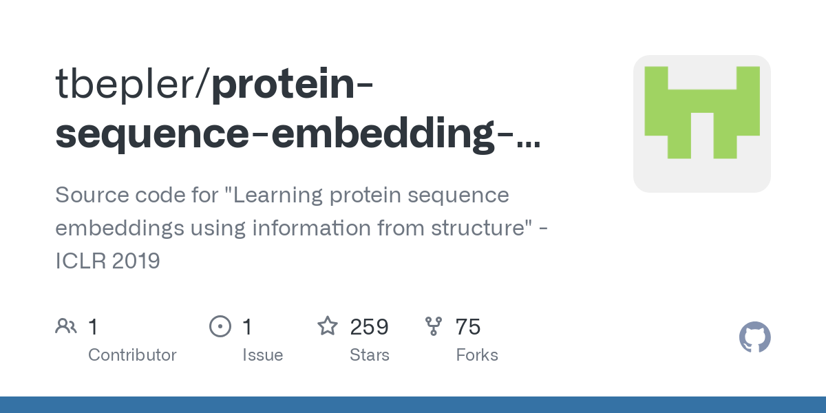 protein sequence embedding iclr2019