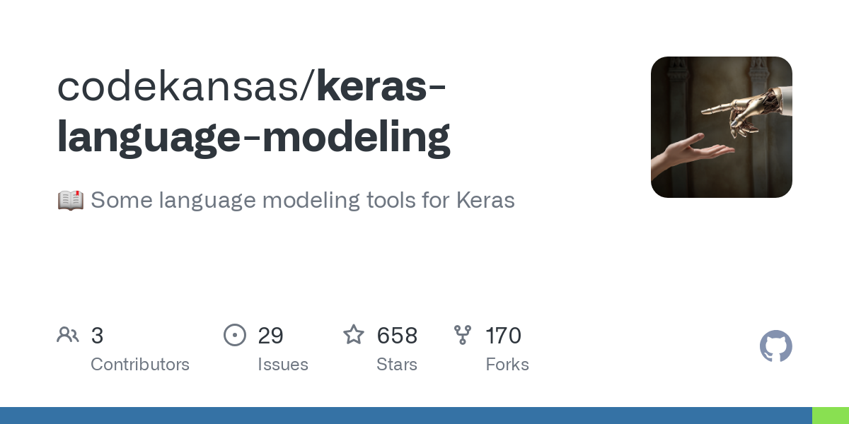 keras language modeling