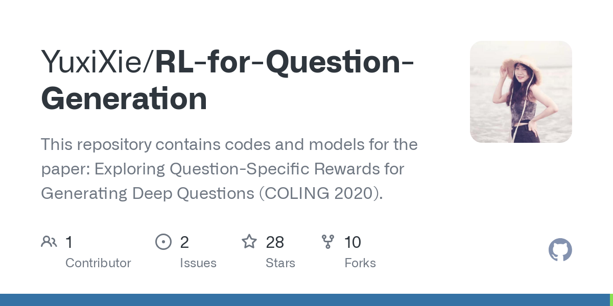 RL for Question Generation