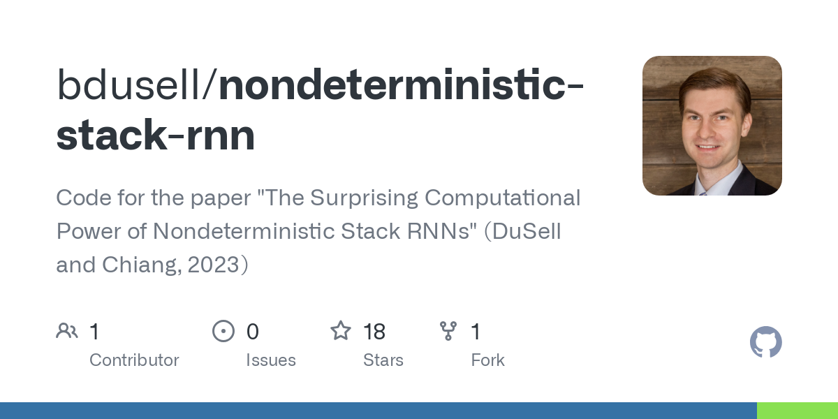 nondeterministic stack rnn