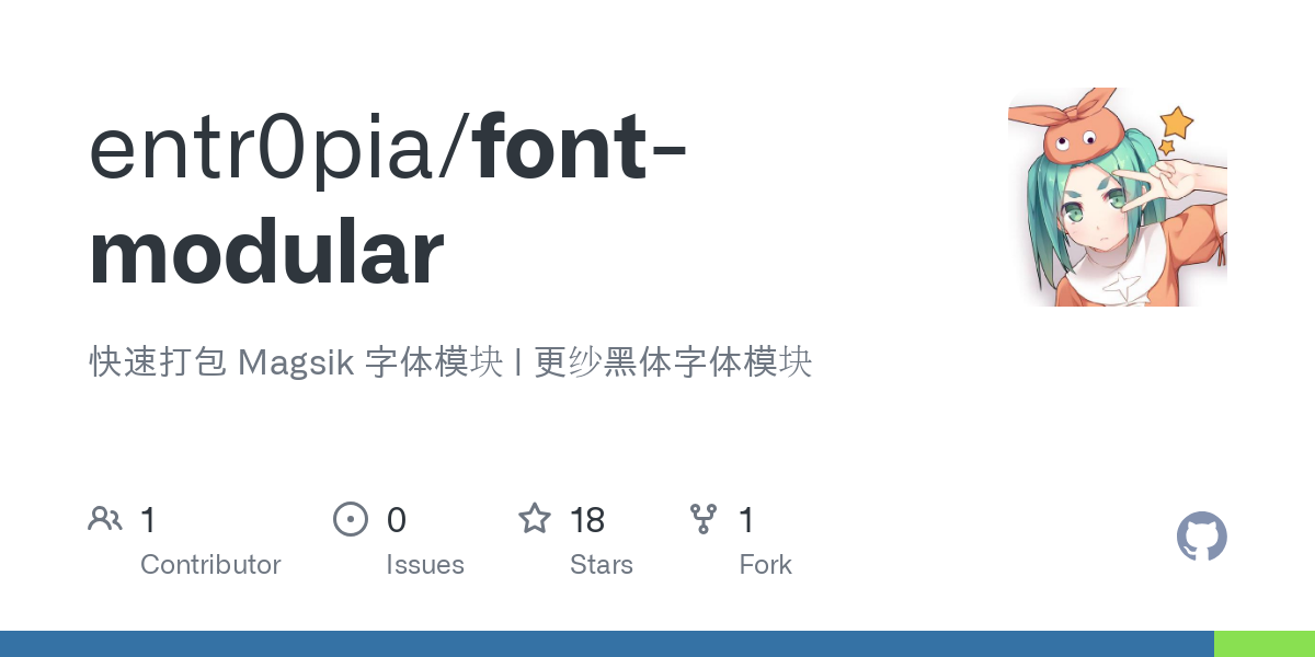 font modular